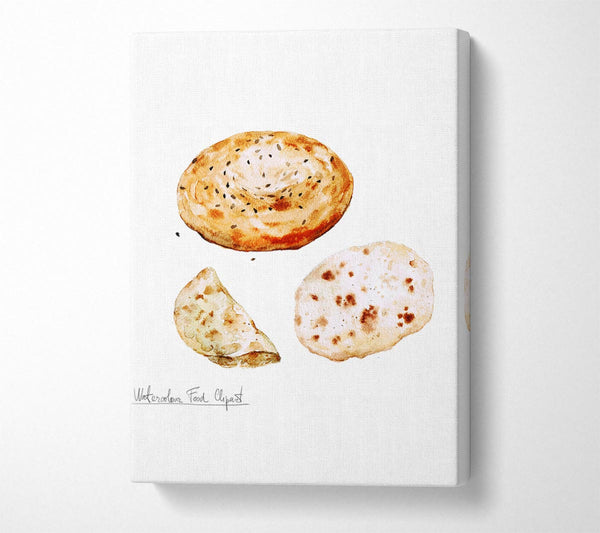  A Canvas Print of Homemade Bread Canvas Art