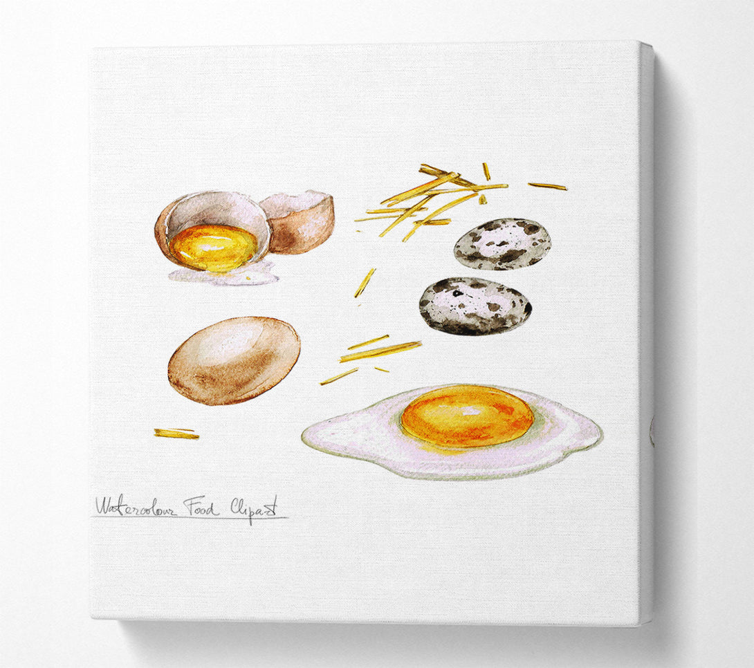  A Canvas Print of Eggs Canvas Print