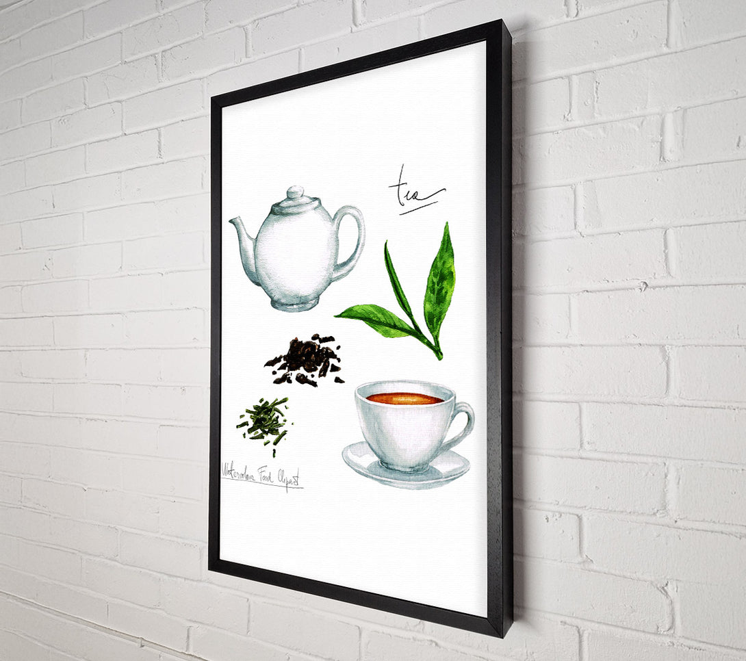  A Canvas Print of Tea Selection Canvas Wall Art