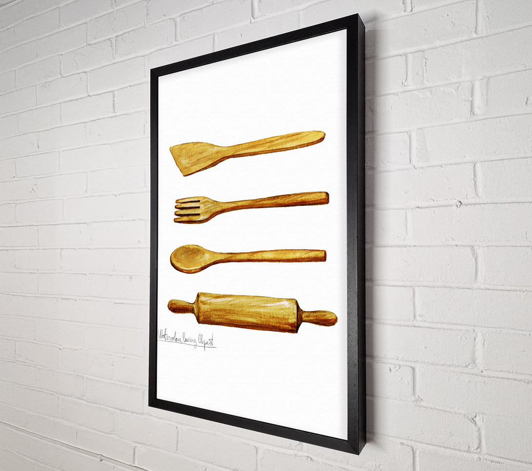  A Canvas Print of Utensils 13 Canvas Print
