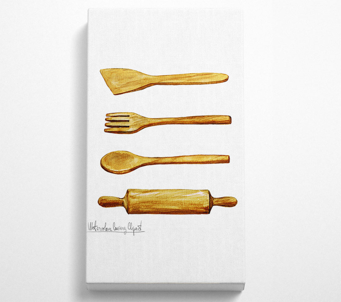  A Canvas Print of Utensils 13 Canvas Print