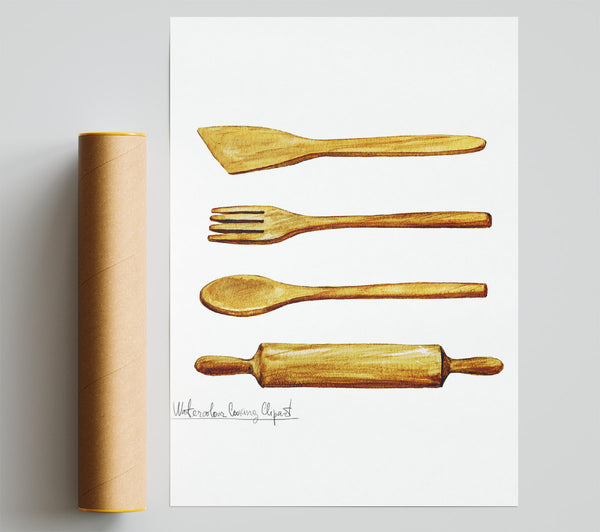 Utensils 13 Print