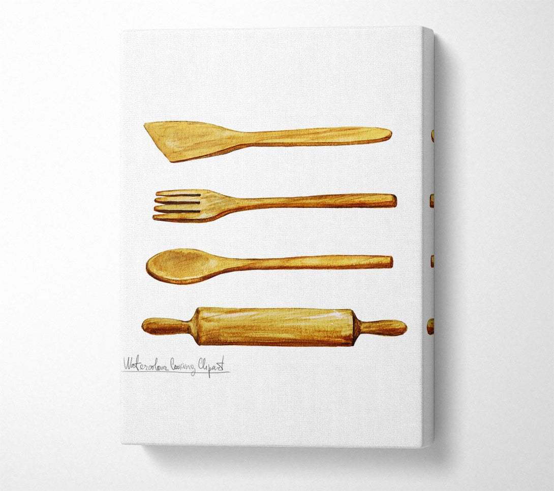  A Canvas Print of Utensils 13 Canvas Print