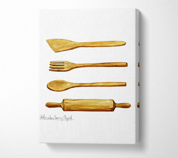  A Canvas Print of Utensils 13 Canvas Print