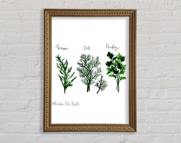 Herb Selection 1 Framed Print