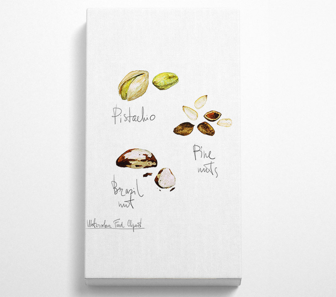  A Canvas Print of Nut Selection 2 Canvas Print