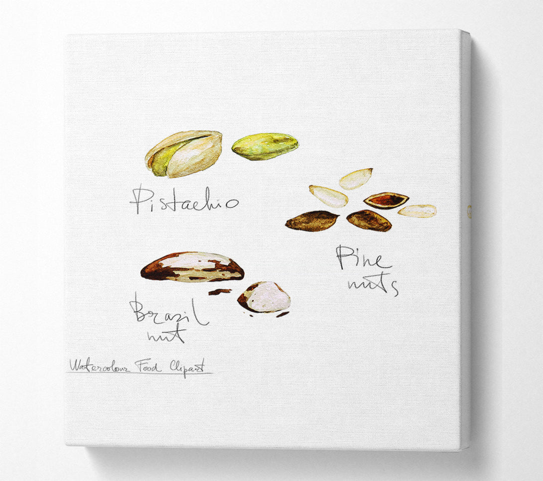  A Canvas Print of Nut Selection 2 Canvas Print