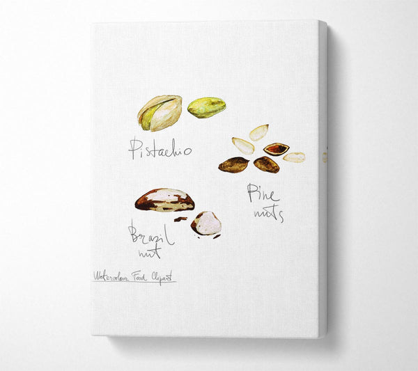 A Canvas Print of Nut Selection 2 Canvas Print