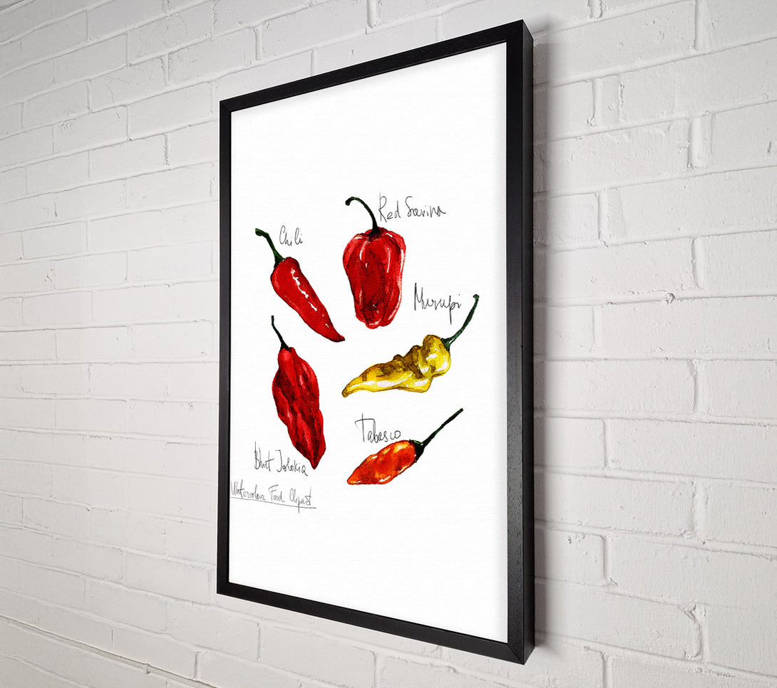  A Canvas Print of Choose Your Chili Canvas Wall Art