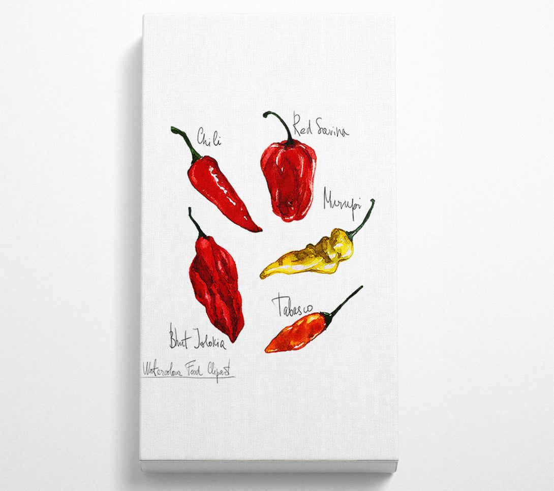  A Canvas Print of Choose Your Chili Canvas Wall Art
