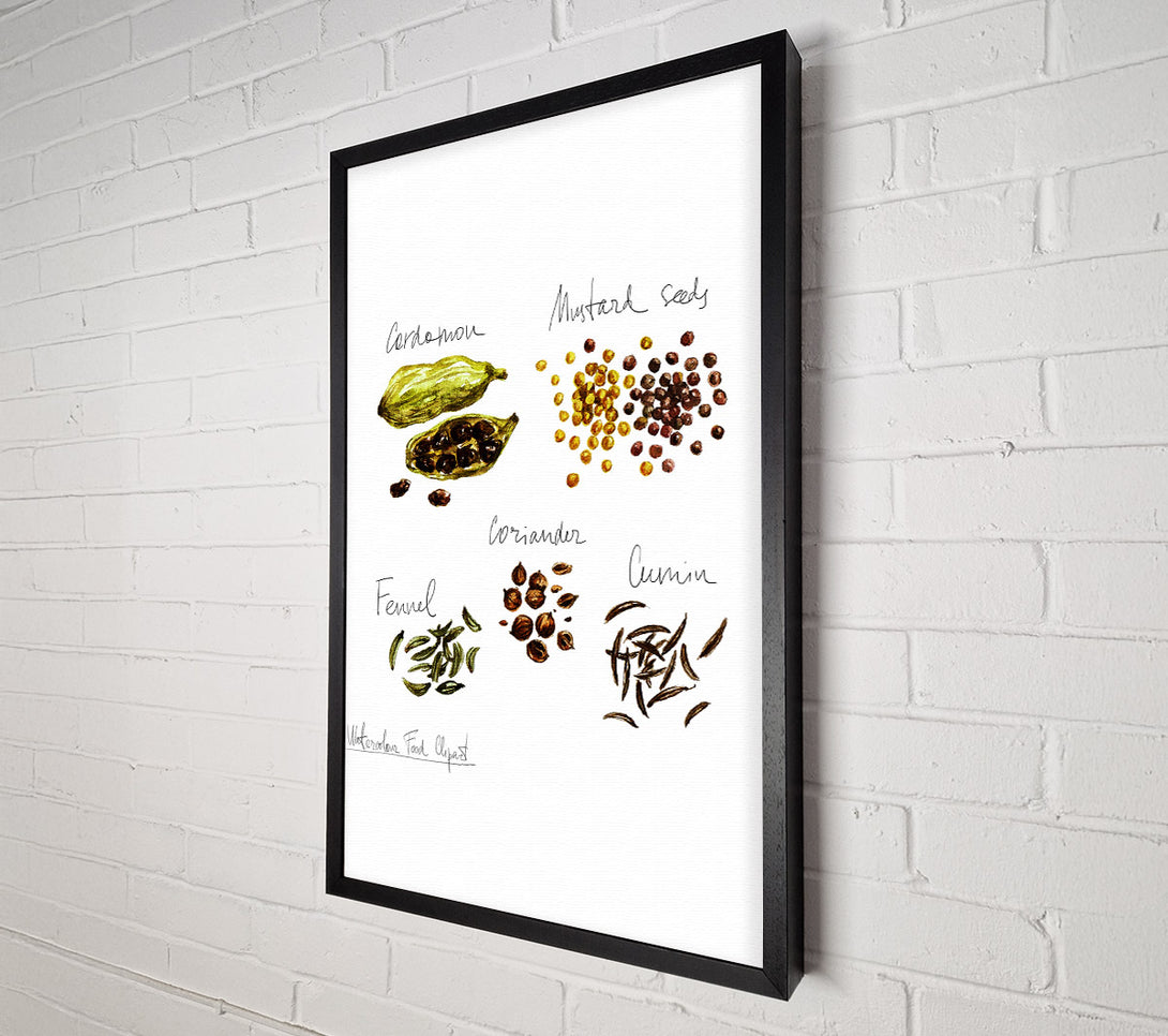  A Canvas Print of Spice Selection 1 Canvas Print