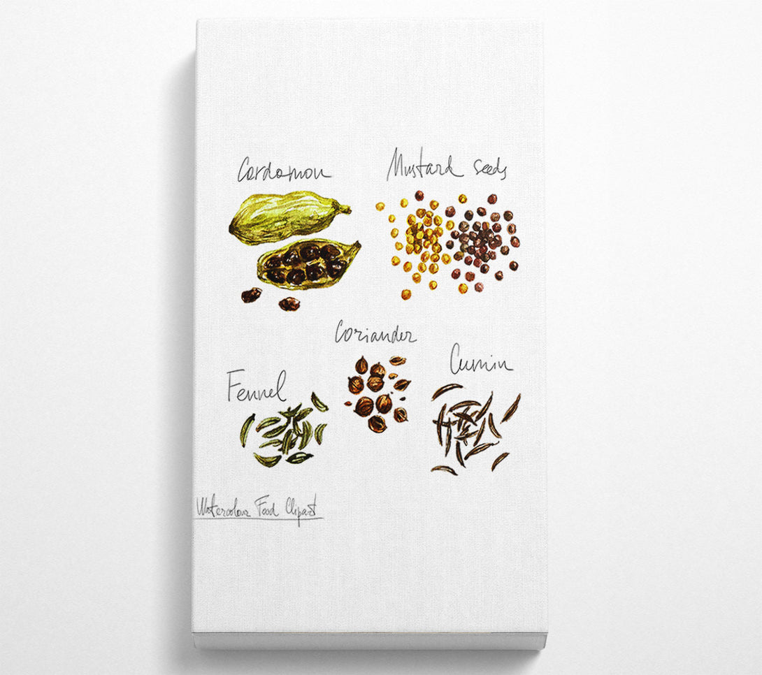  A Canvas Print of Spice Selection 1 Canvas Print
