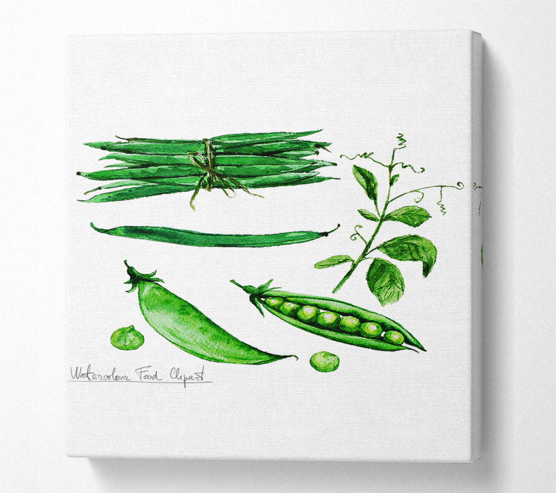  A Canvas Print of Peas In A Pod Canvas Art