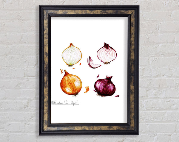 Onions Framed Print