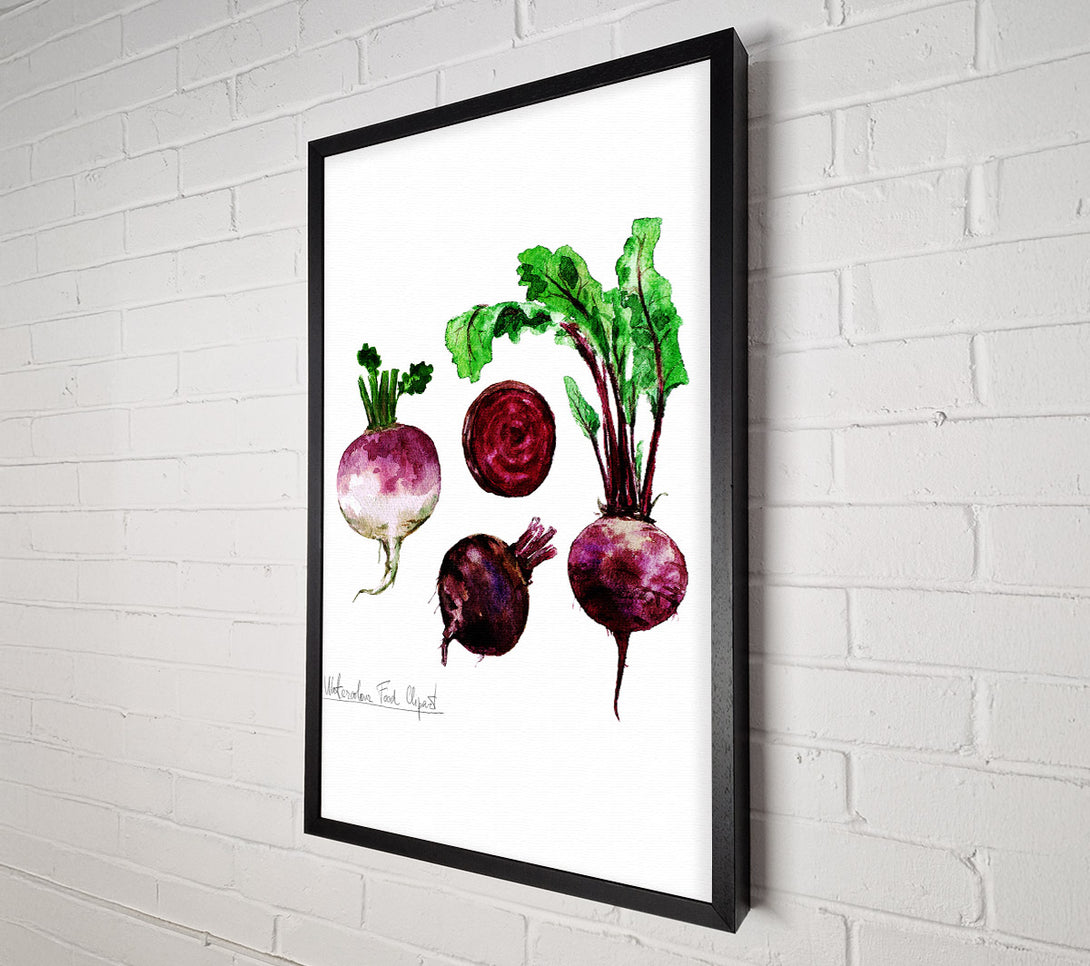  A Canvas Print of Beetroot Canvas Wall Art