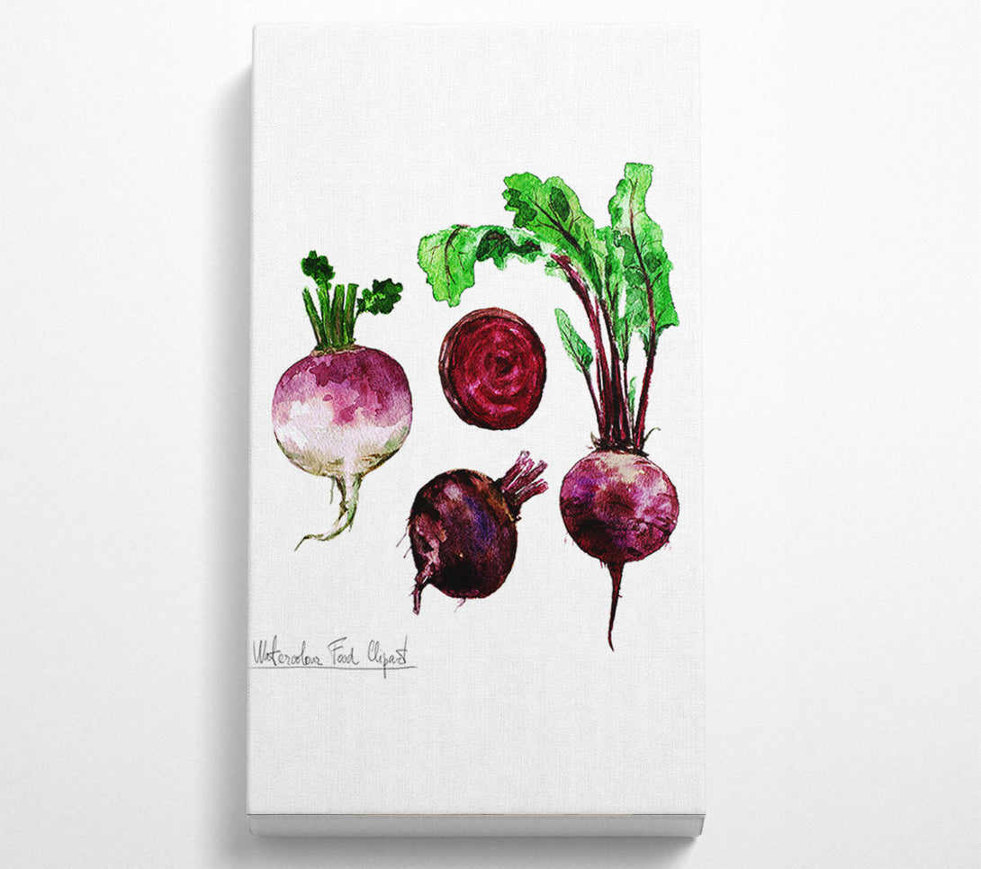  A Canvas Print of Beetroot Canvas Wall Art