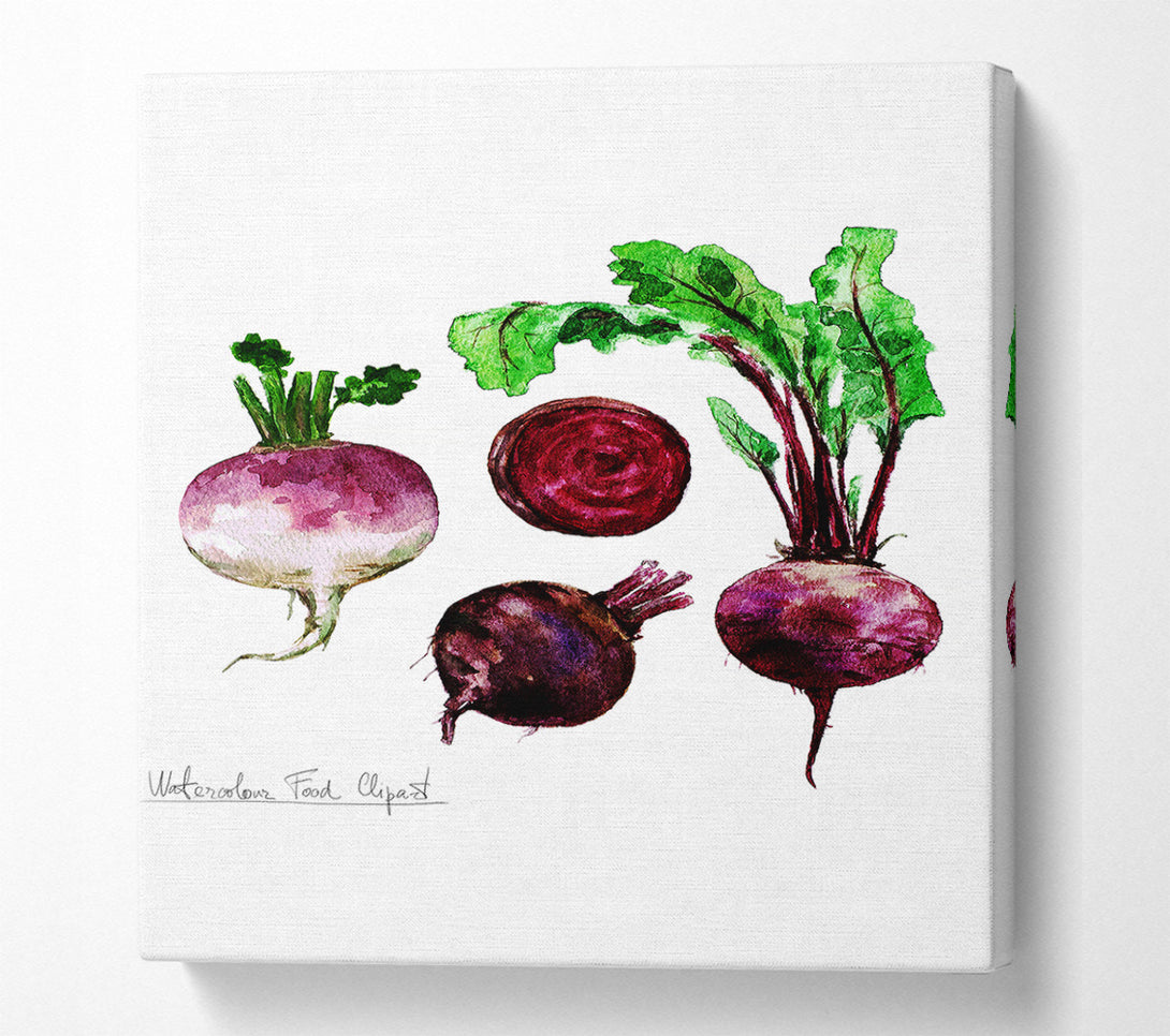  A Canvas Print of Beetroot Canvas Wall Art