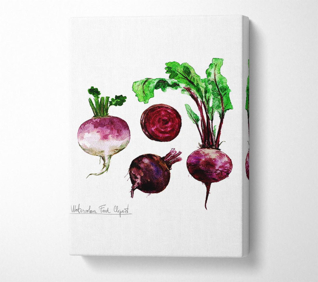  A Canvas Print of Beetroot Canvas Wall Art