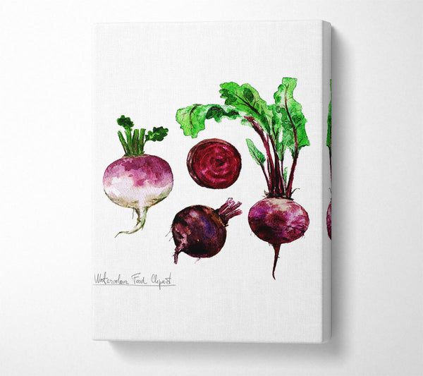  A Canvas Print of Beetroot Canvas Wall Art