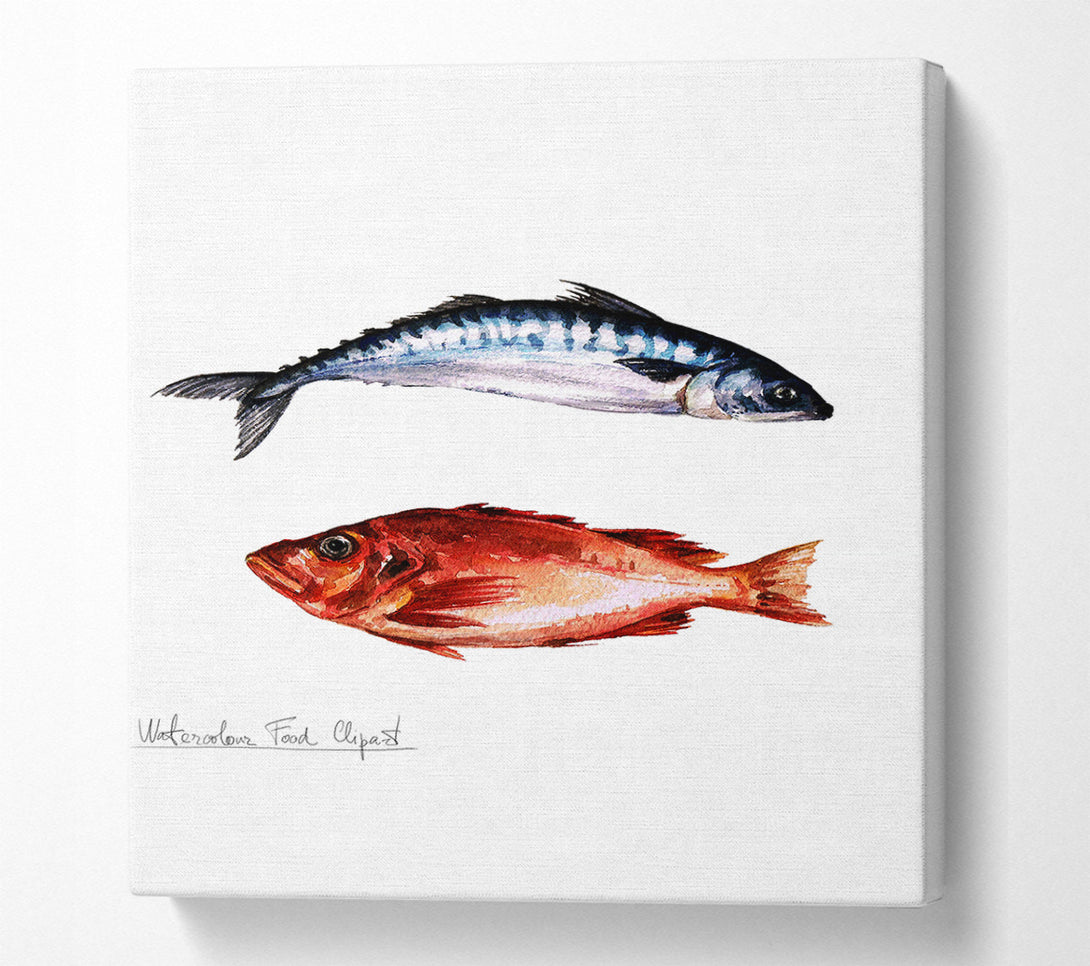  A Canvas Print of Fish Supper 2 Canvas Art