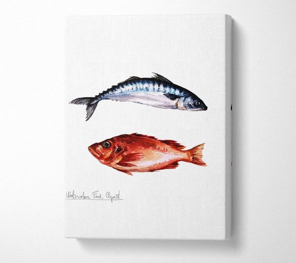  A Canvas Print of Fish Supper 2 Canvas Art