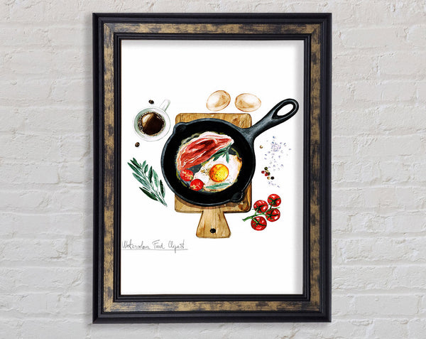 Morning Breakfast Framed Print