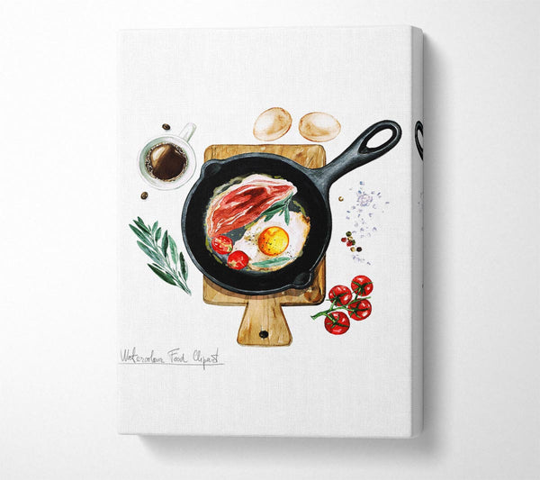  A Canvas Print of Morning Breakfast Canvas Art