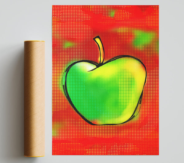 Green Apple Print