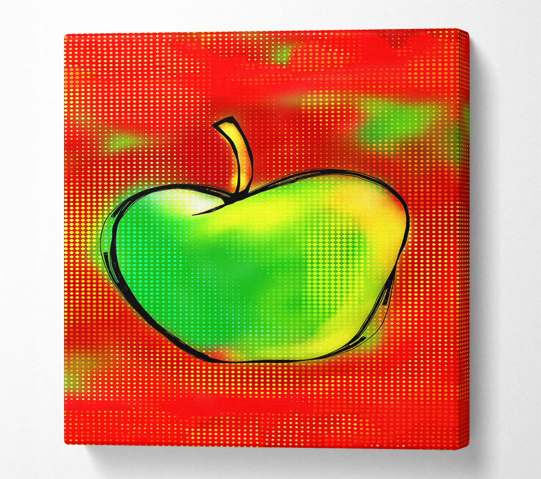  A Canvas Print of Green Apple Canvas Print