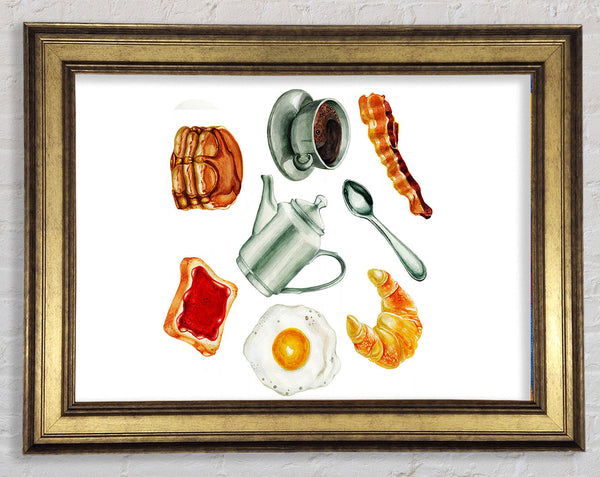 Breakfast Ready Framed Print