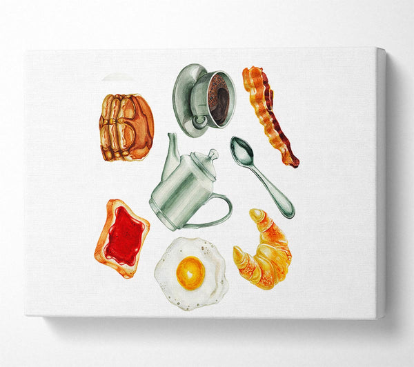  A Canvas Print of Breakfast Ready Canvas Wall Art