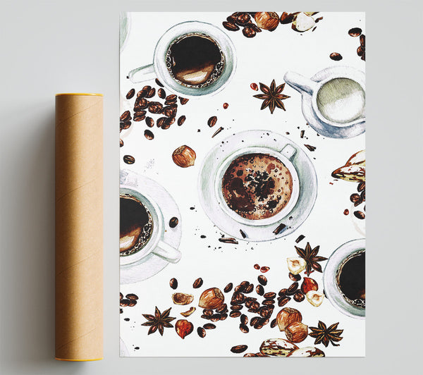 Coffee Spices Giclee Print