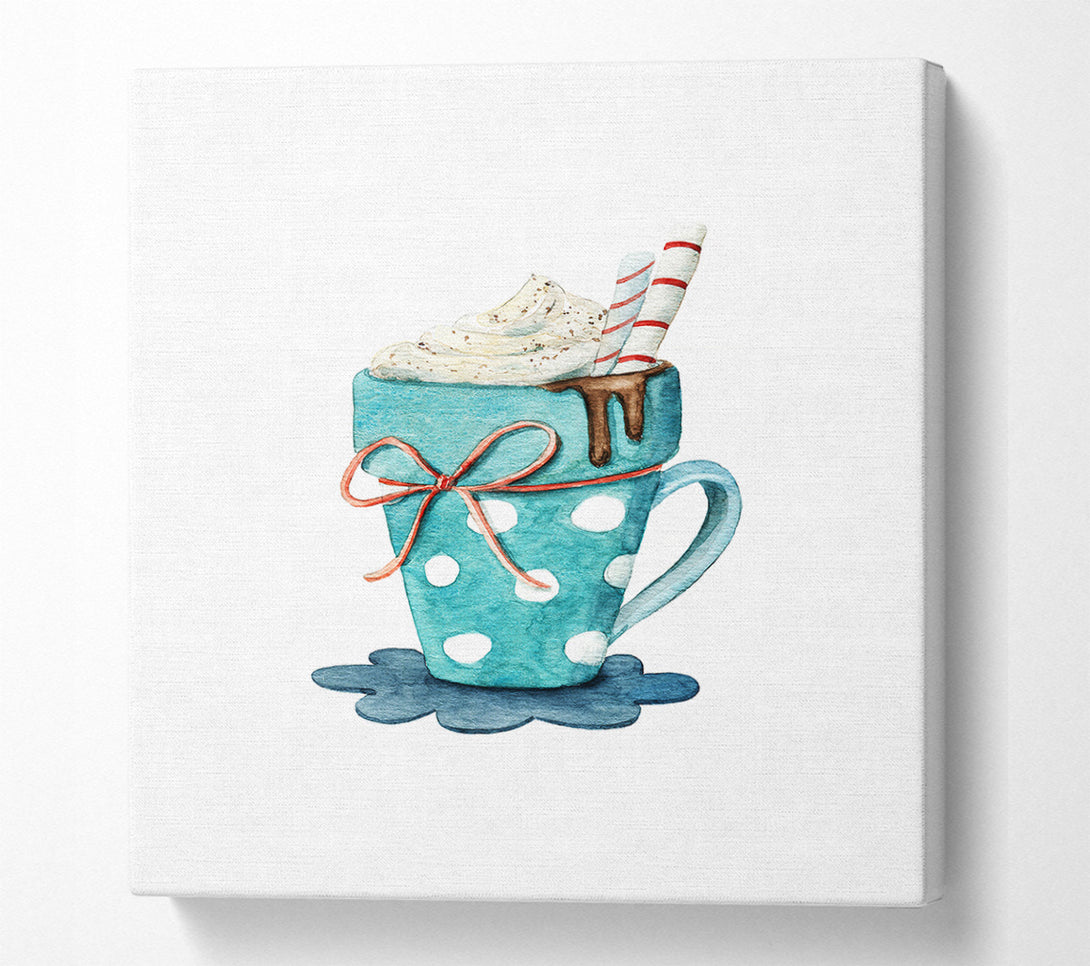  A Canvas Print of Hot Chocolate Delight Canvas Print
