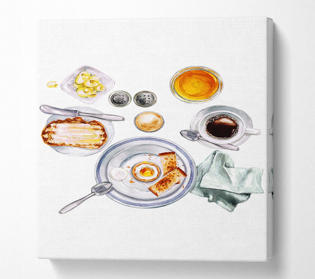  A Canvas Print of Breakfast Time Canvas Art