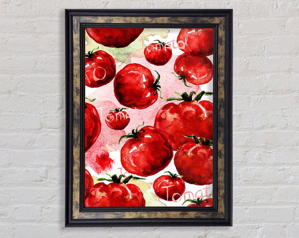 Just Tomatos Framed Print