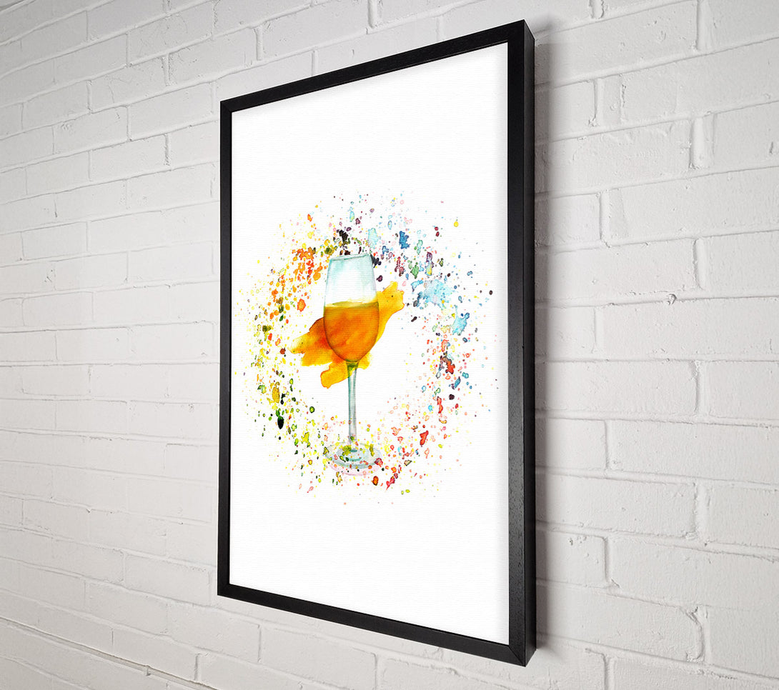  A Canvas Print of Cocktail Splash Canvas Wall Art