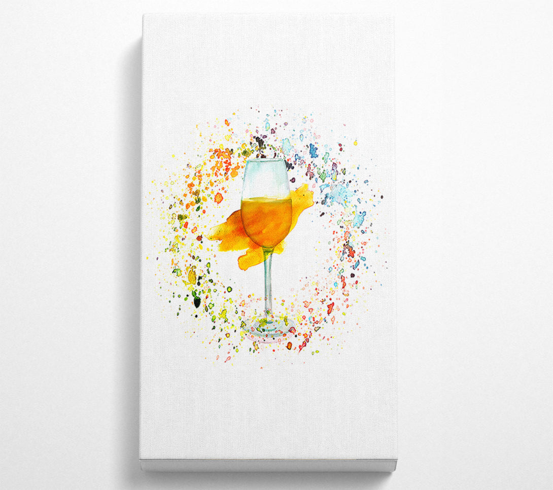  A Canvas Print of Cocktail Splash Canvas Wall Art