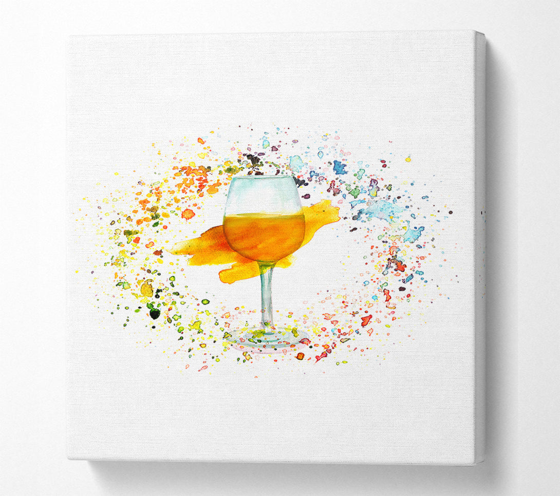  A Canvas Print of Cocktail Splash Canvas Wall Art