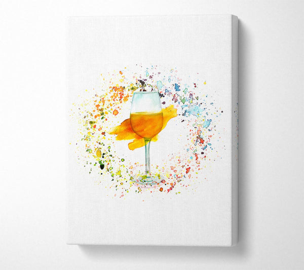  A Canvas Print of Cocktail Splash Canvas Wall Art