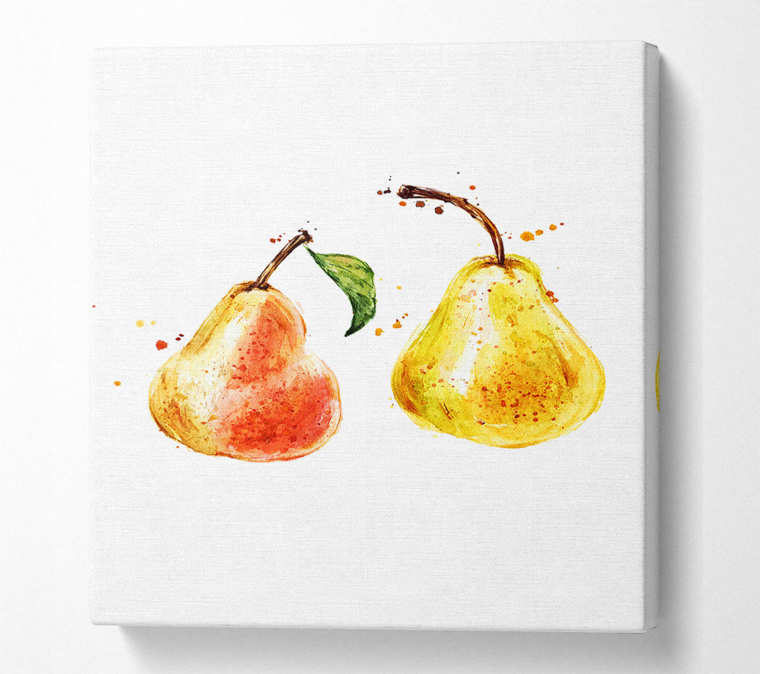  A Canvas Print of Pear Duo 1 Canvas Wall Art
