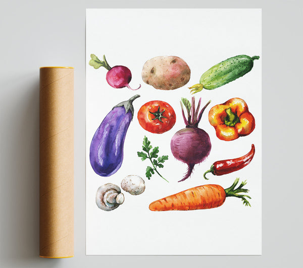 Vegetable Selection 2 Giclee Print
