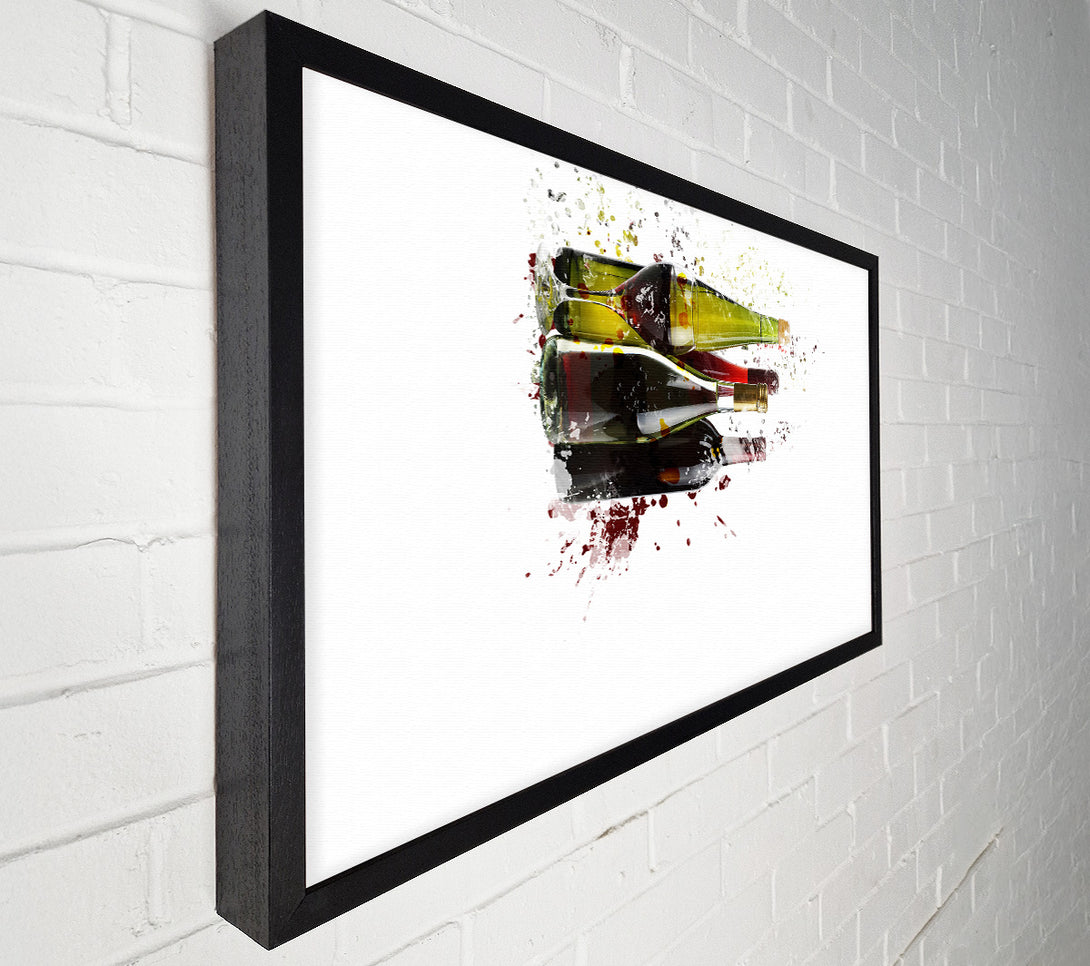  A Canvas Print of Wine Selection Canvas Print