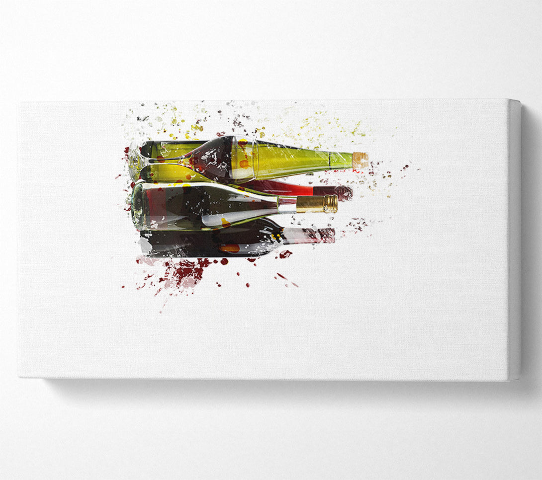  A Canvas Print of Wine Selection Canvas Print