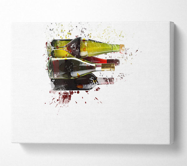  A Canvas Print of Wine Selection Canvas Print