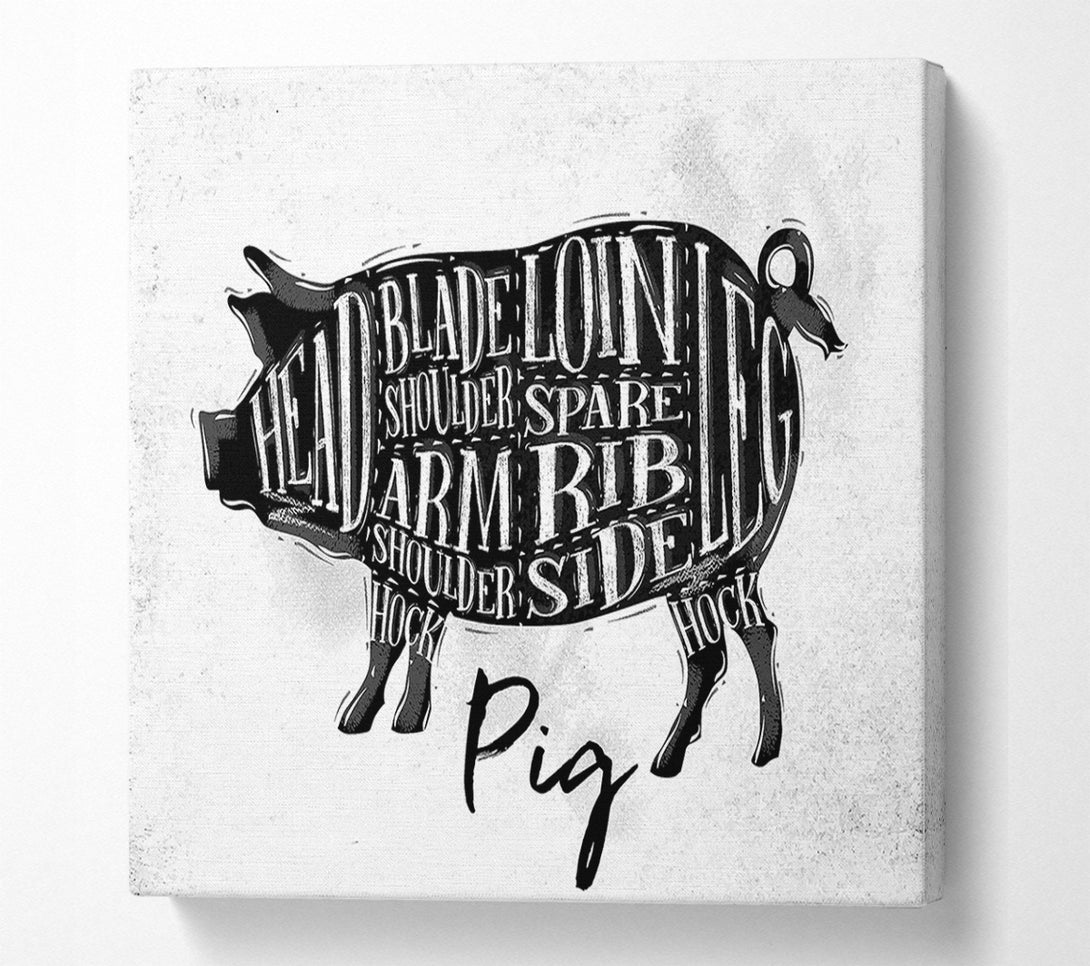  A Canvas Print of Butchers Selection 11 Canvas Print