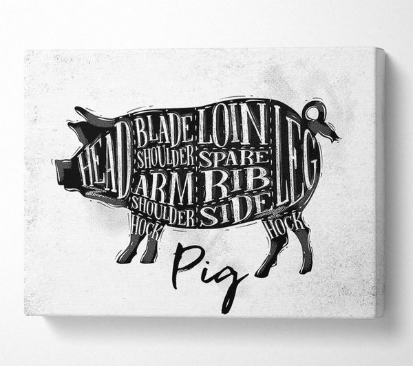  A Canvas Print of Butchers Selection 11 Canvas Print