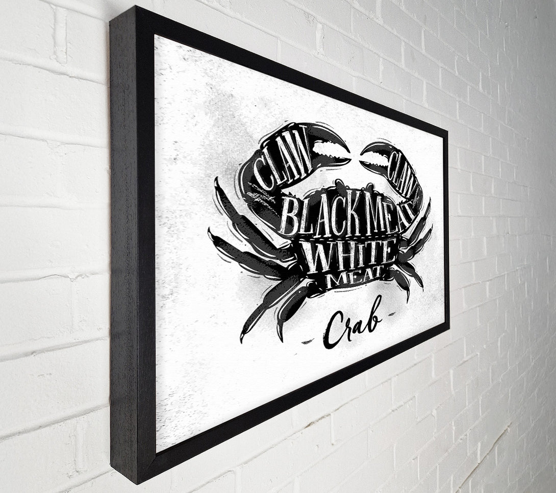  A Canvas Print of Crab meat Selection Canvas Art