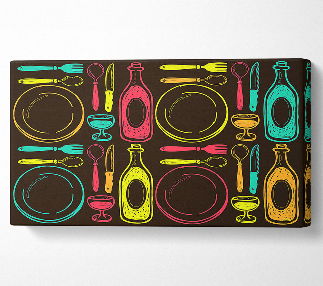  A Canvas Print of I Love Cooking 4 Canvas Art