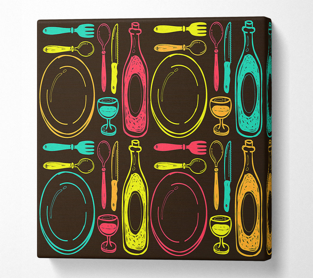  A Canvas Print of I Love Cooking 4 Canvas Art
