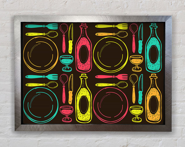 I Love Cooking 4 Framed Print